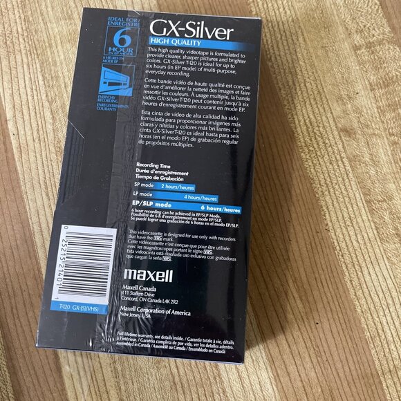 8 New Blank VHS Video Tapes 6 Hour Mr Sealed TDK T-120 min QS Premium Maxell VCR - Picture 15 of 16
